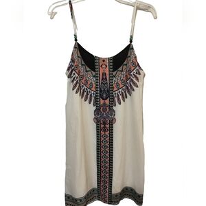 Teeze Me Sleeveless Aztec Print Dress